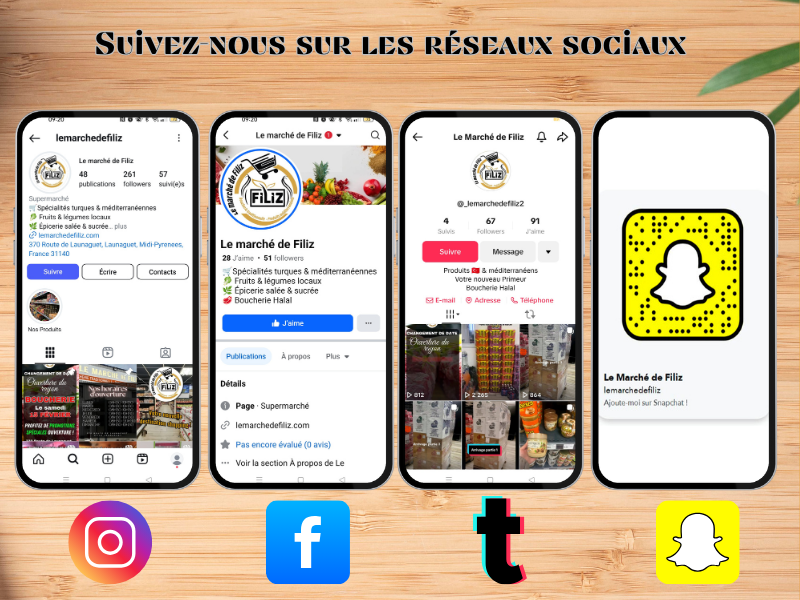 Suivez-nous sur les réseaux sociaux